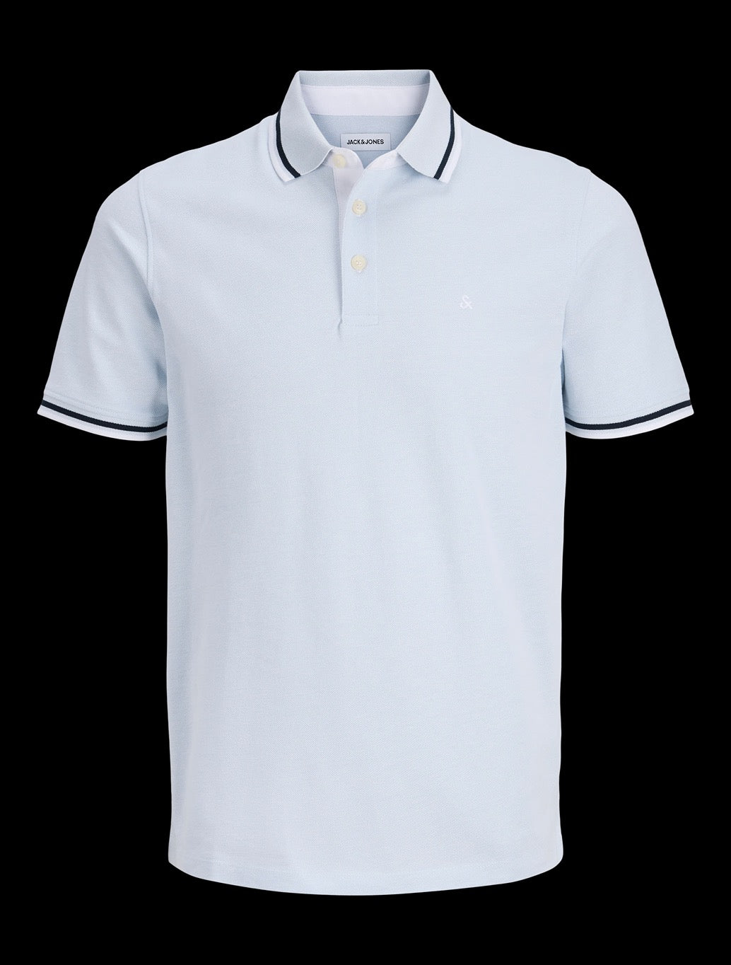 Jack & Jones Paulos Polo Shirt in Light Blue
