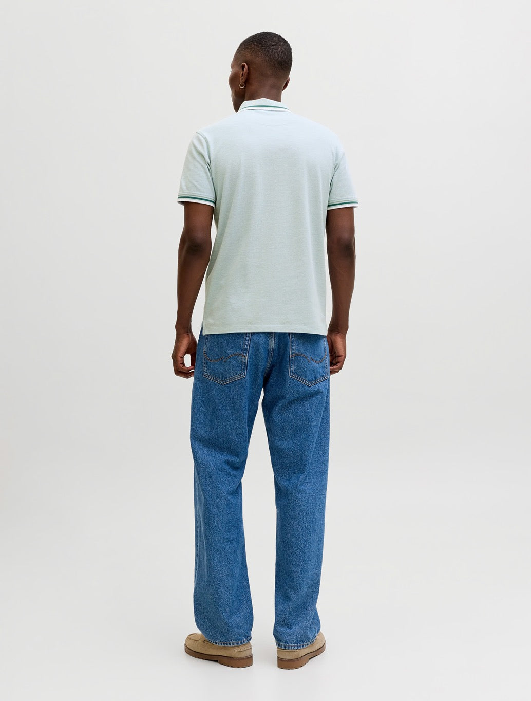 Jack & Jones Paulos Polo Shirt in Mint Green