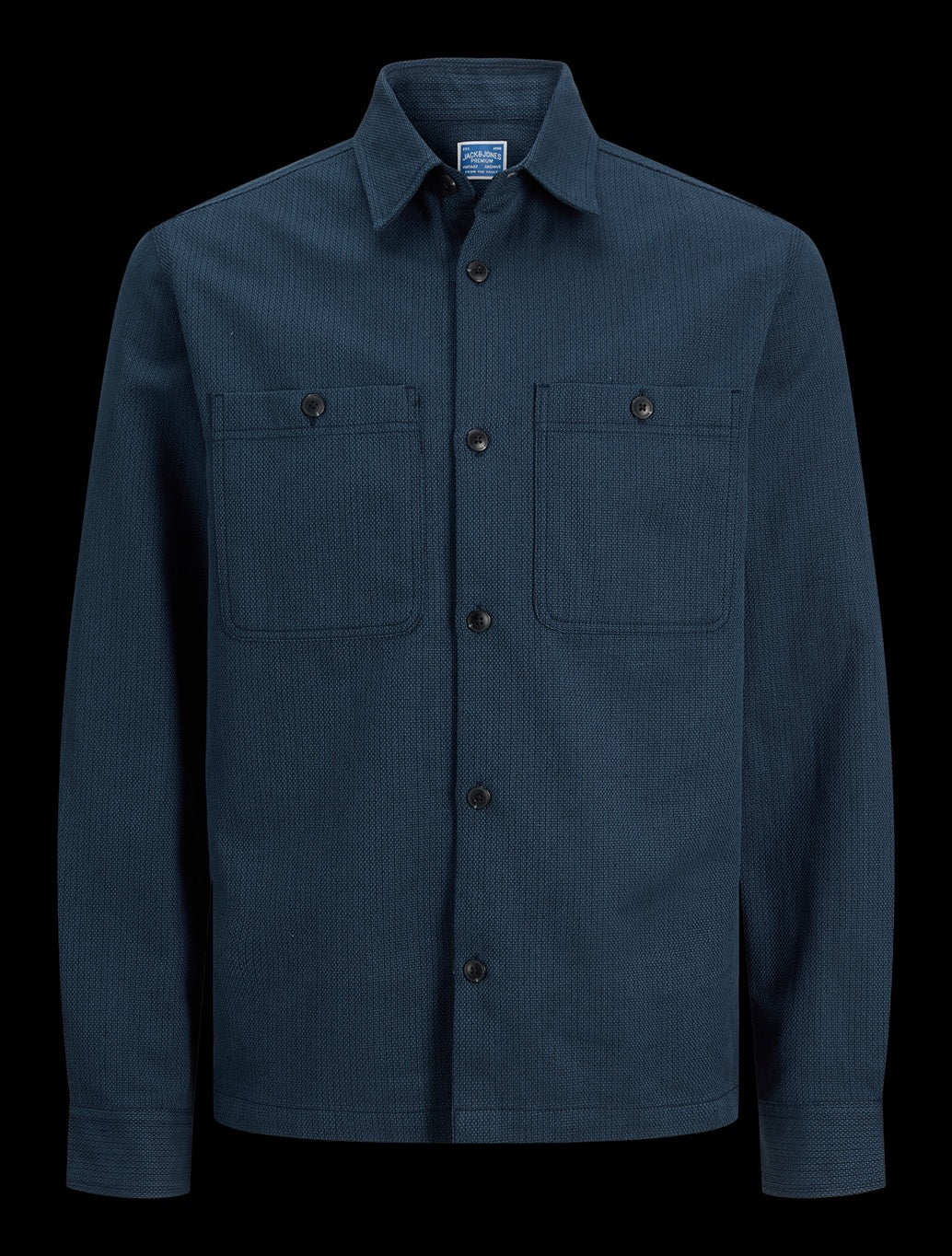 Jack & Jones Rayle Linen Blend Shirt in Navy