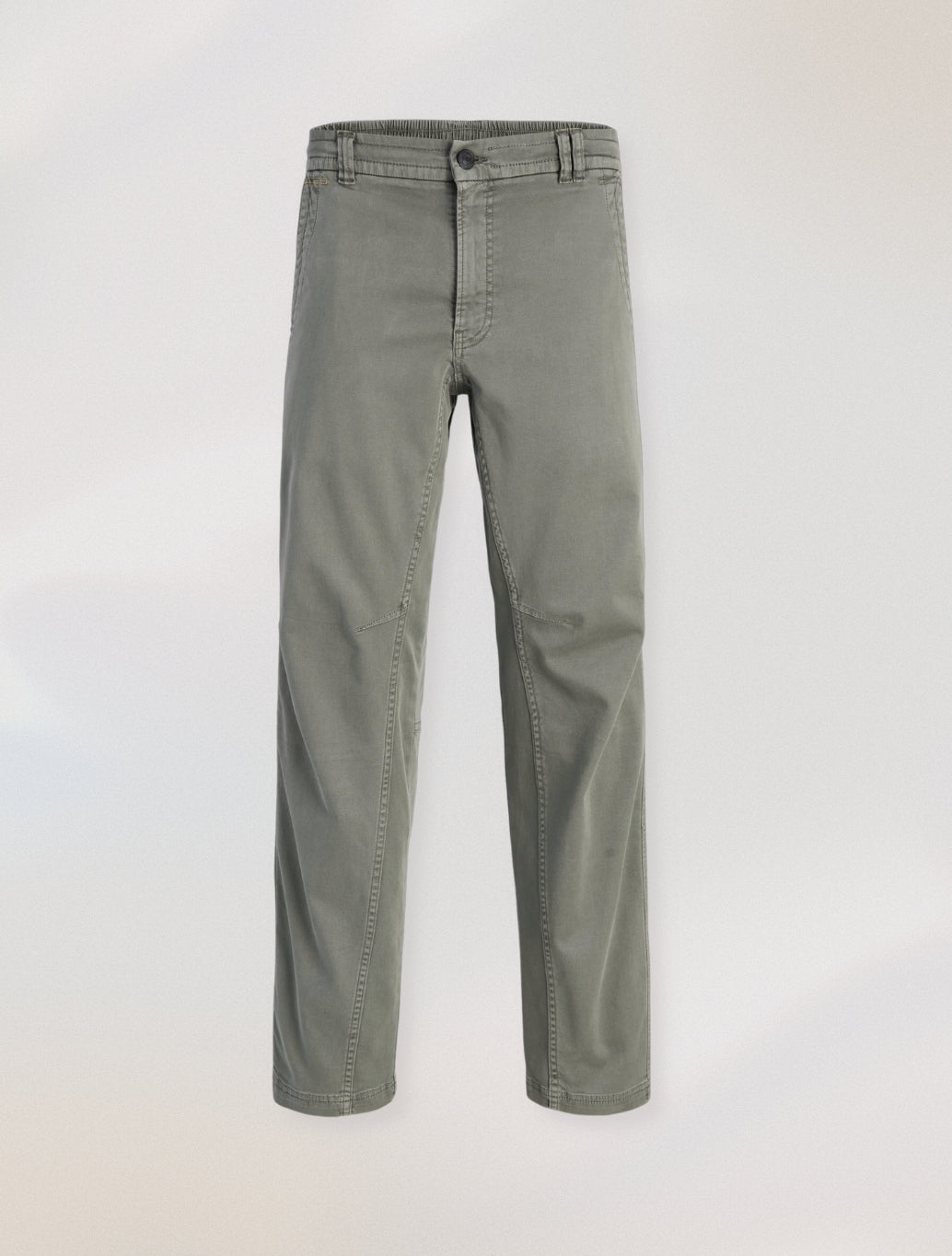 Jack & Jones Relaxed Fit Drawstring Trousers in Light Khaki