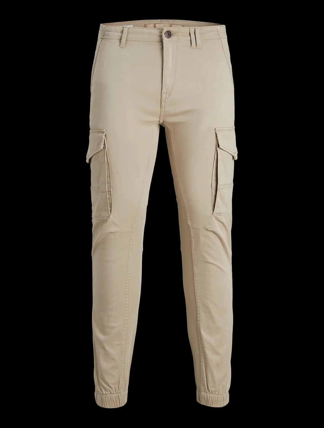 Jack & Jones - Slim Fit Cargo Trousers in Beige