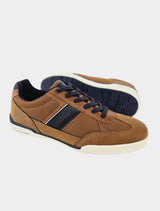 Tommy Bowe Shoe - Bennett Casual Trainers - Camel