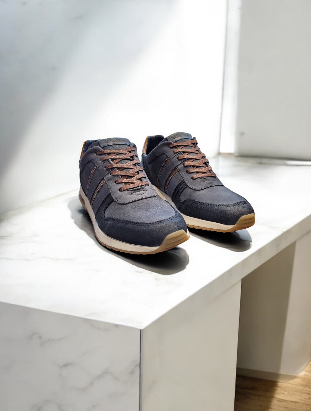 Tommy Bowe Shoe - Bordley Casual Trainers - Navy