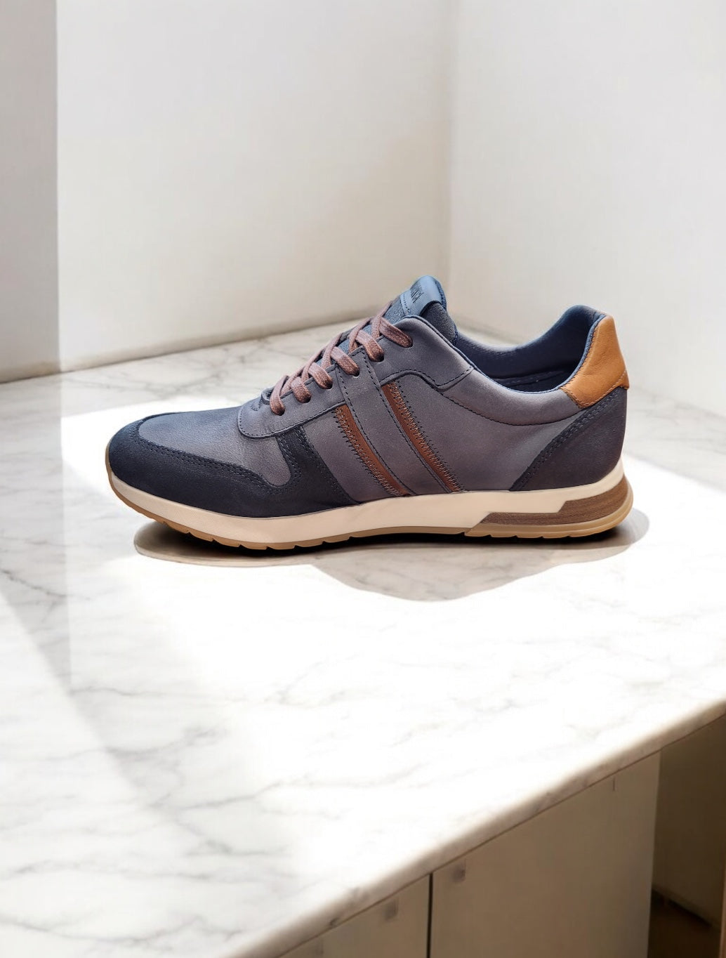 Tommy Bowe Shoe - Bordley Casual Trainers - Navy