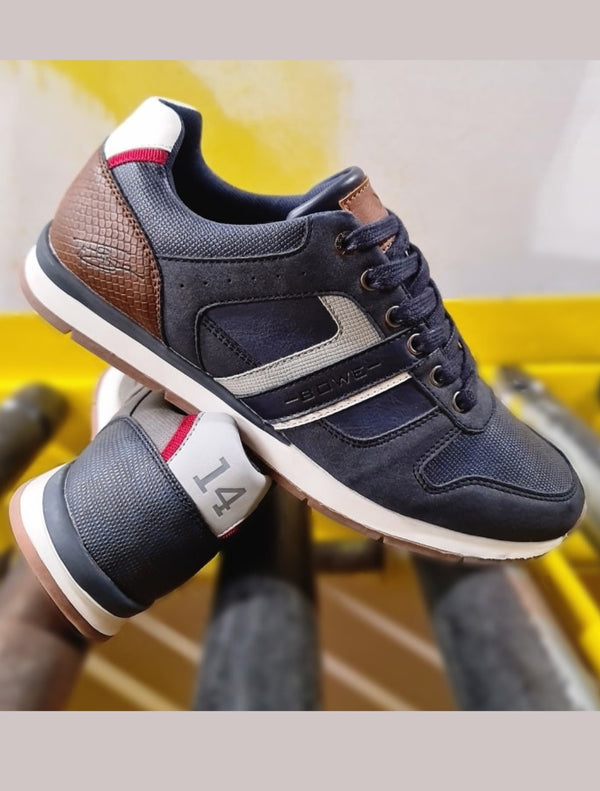 Bowe Concept – Eighteen Casual Trainers – Navy