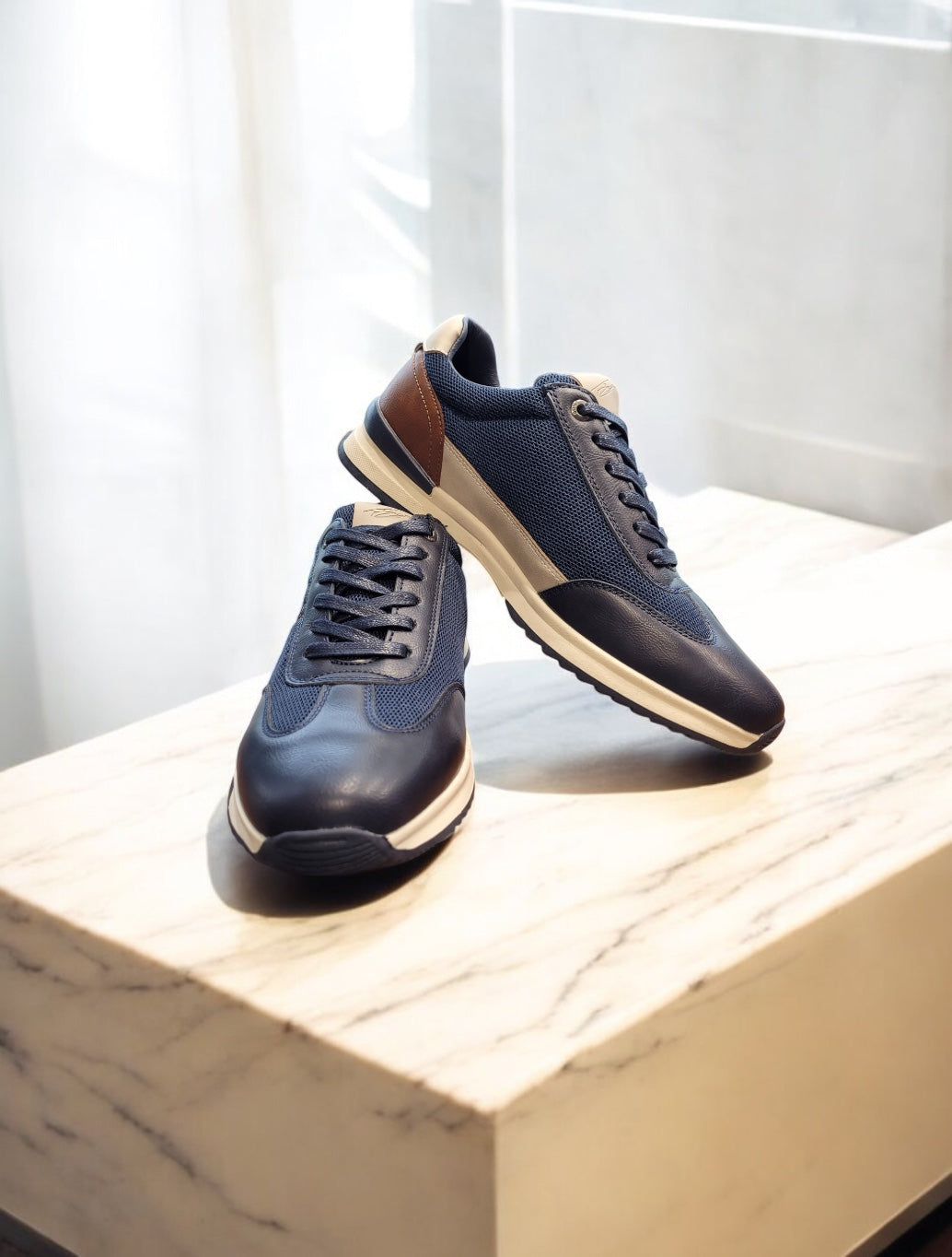 Tommy Bowe Shoe - Deswal Casual Trainers- - Navy