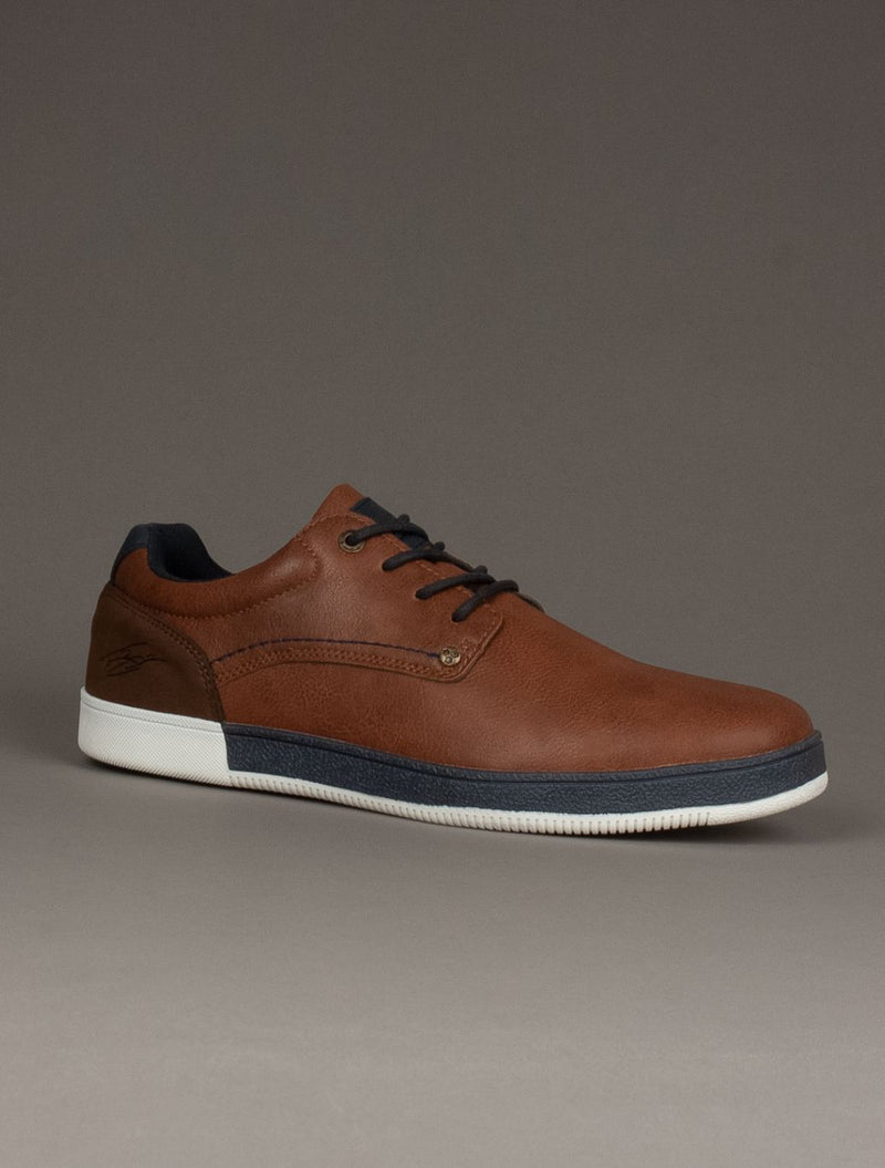 Tommy Bowe Shoe - Russell Casual Shoe - Camel