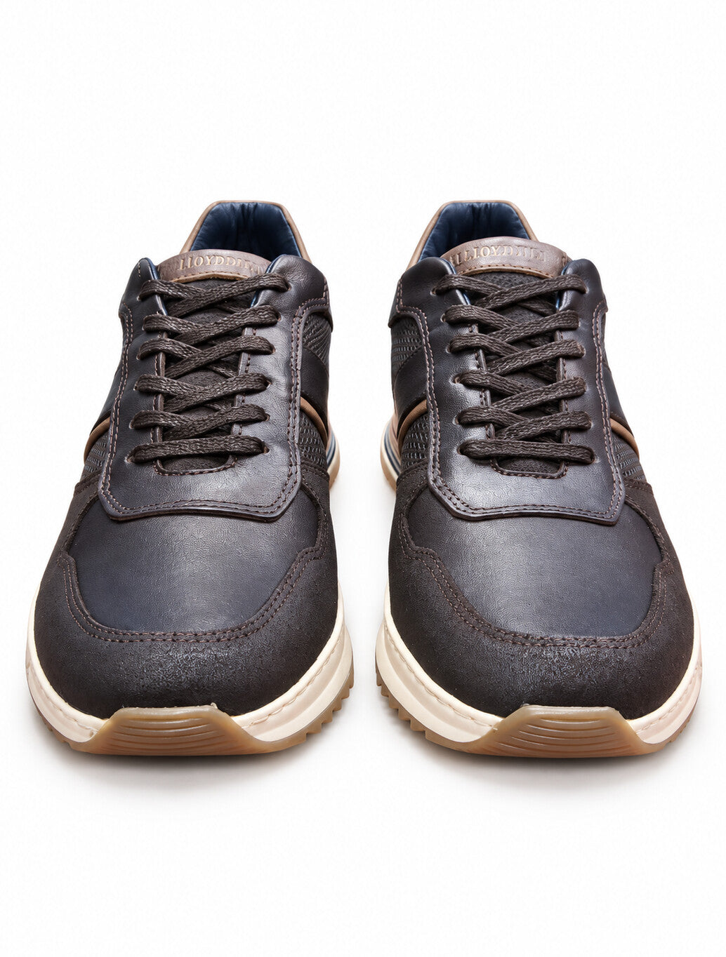 Lloyd & Pryce Deaves Leather Trainer in Hickory