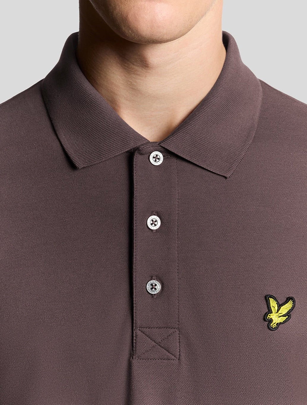 Lyle & Scott - Plain Polo Shirt - Brown