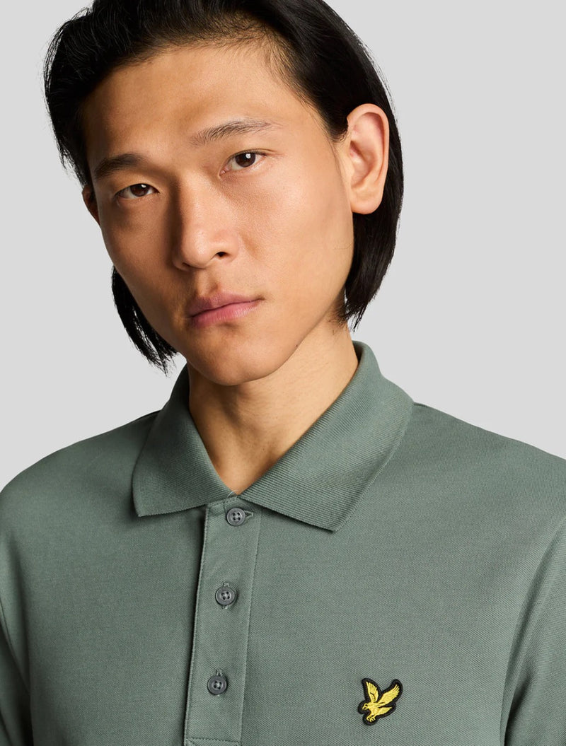 Lyle & Scott - Plain Polo Shirt - Light Green