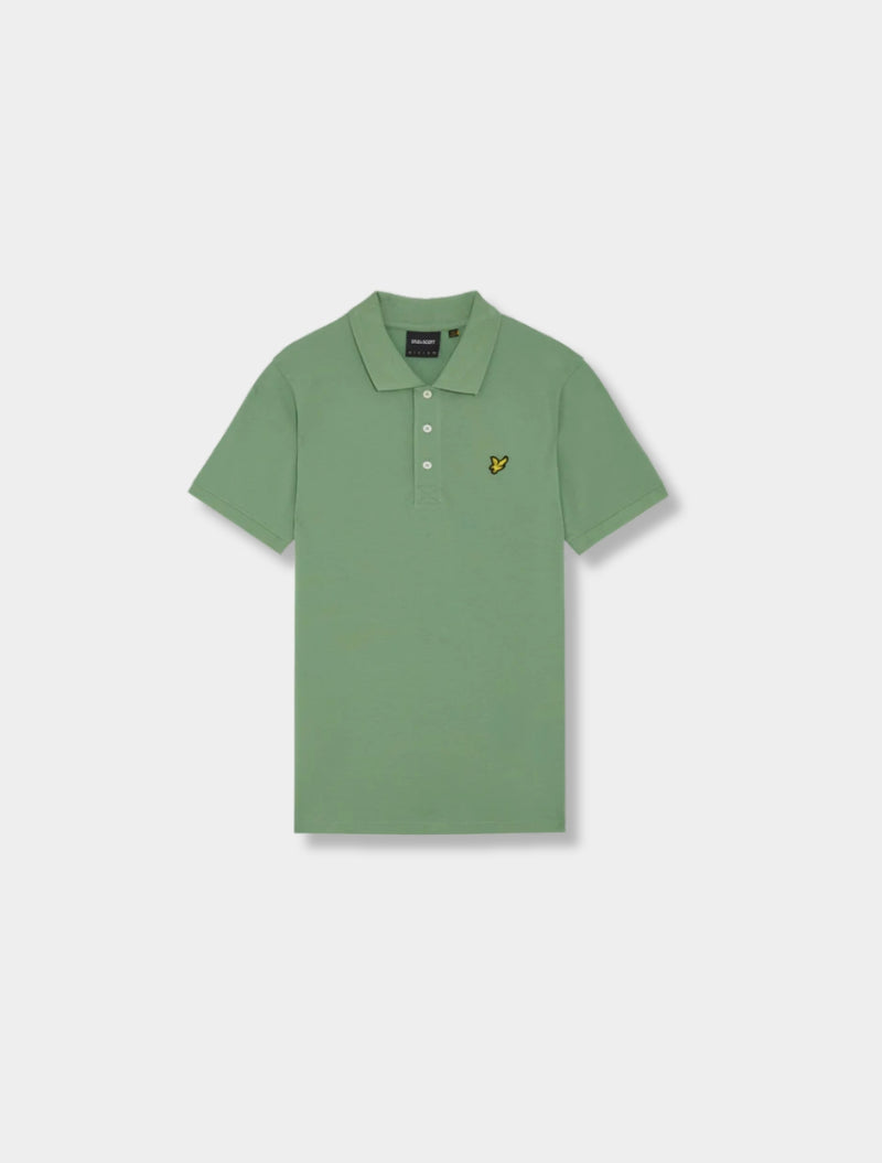 Lyle & Scott - Plain Polo Shirt - Lime Green