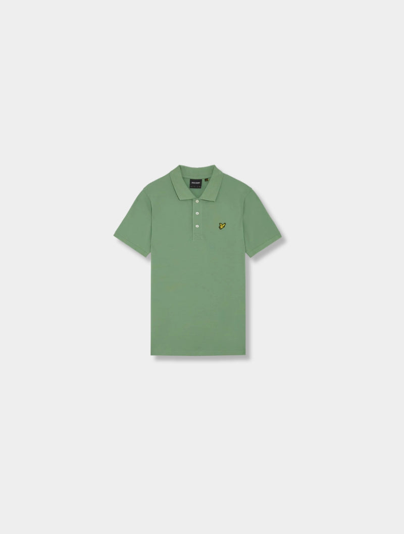 Lyle & Scott - Plain Polo Shirt - Lime Green