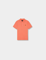 Lyle & Scott - Plain Polo Shirt - Peach