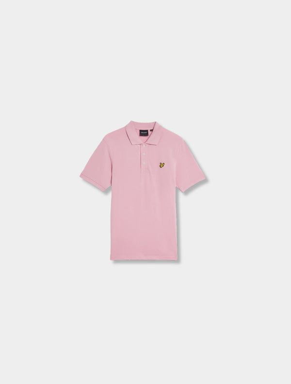 Lyle & Scott - Plain Polo Shirt - Pink