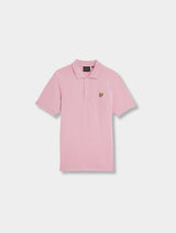 Lyle & Scott - Plain Polo Shirt - Pink