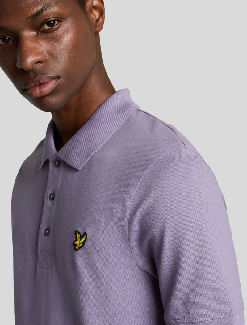 Lyle & Scott - Plain Polo Shirt - Purple