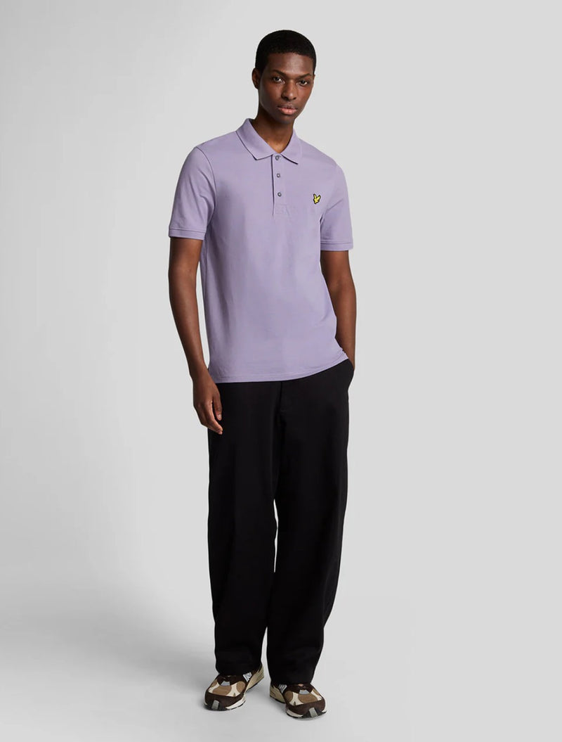 Lyle & Scott - Plain Polo Shirt - Purple