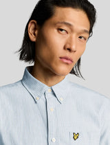 Lyle & Scott - Stripe Oxford Shirt - Light Blue Stripe