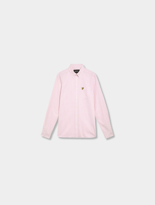 Lyle & Scott - Stripe Oxford Shirt - Light Pink Stripe