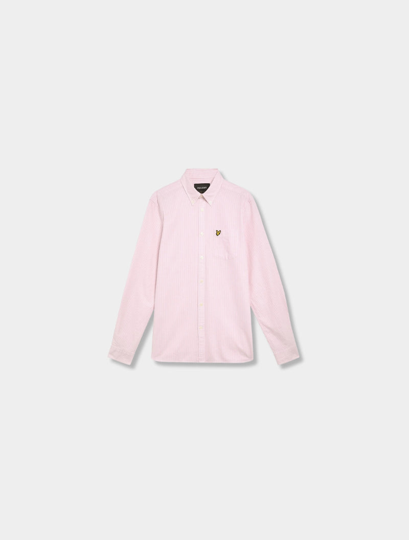 Lyle & Scott - Stripe Oxford Shirt - Light Pink Stripe