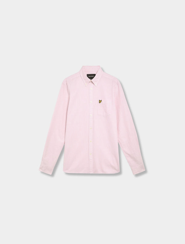 Lyle & Scott - Stripe Oxford Shirt - Light Pink Stripe