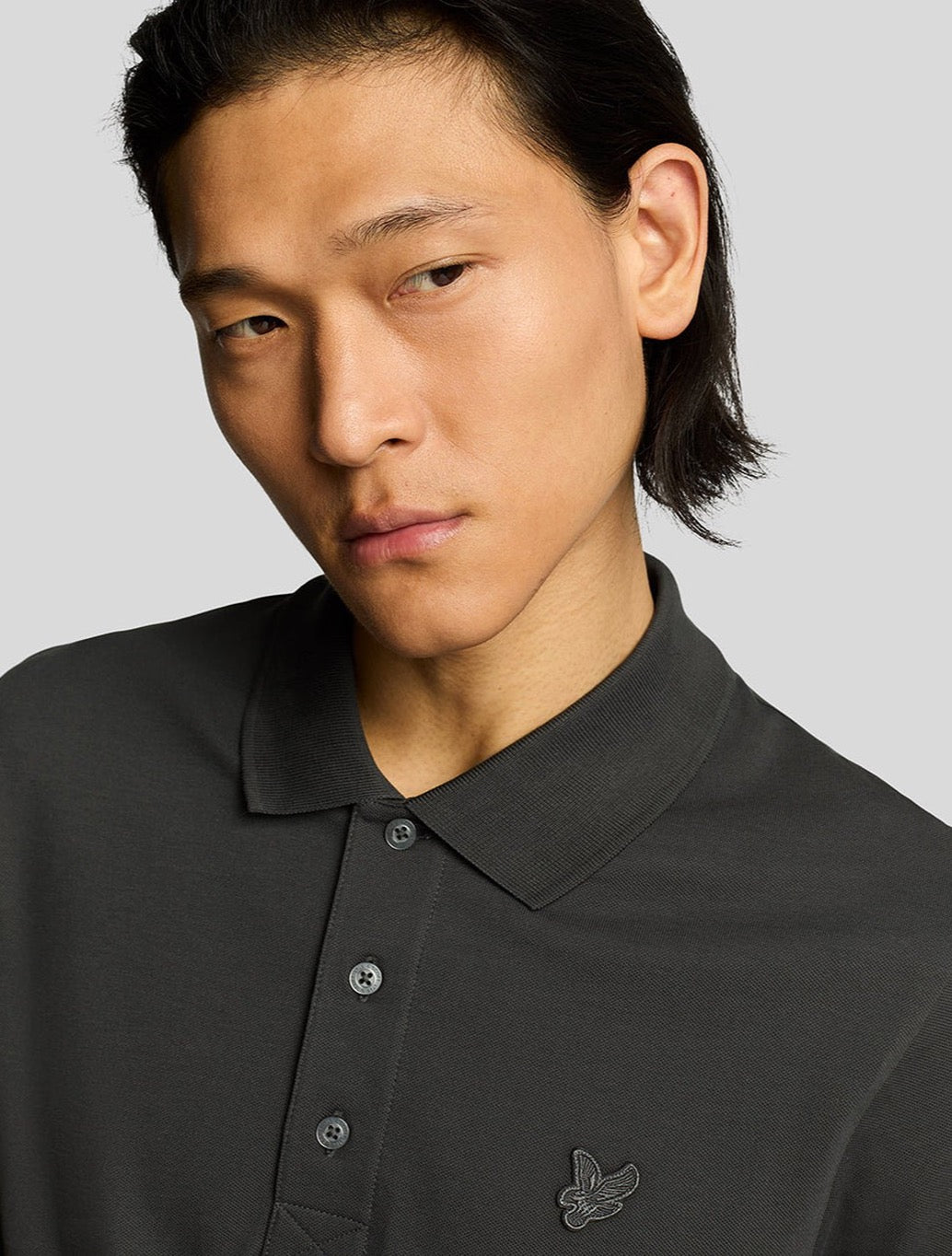 Lyle & Scott - Superfine Polo Shirt - Charcoal