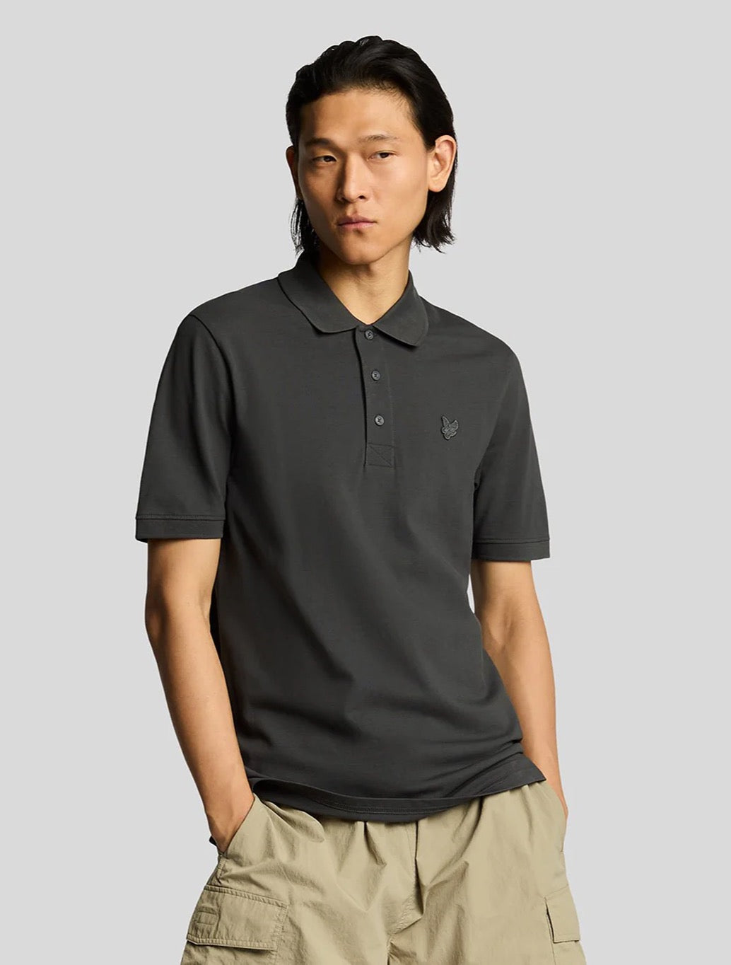 Lyle & Scott - Superfine Polo Shirt - Charcoal