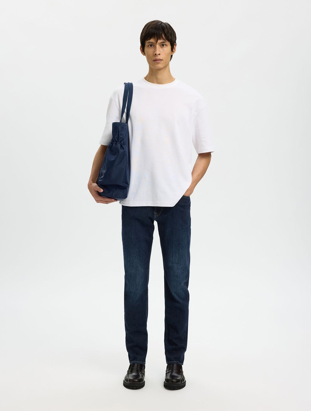 Selected - Cleo Slim Fit Jeans - Dark Blue