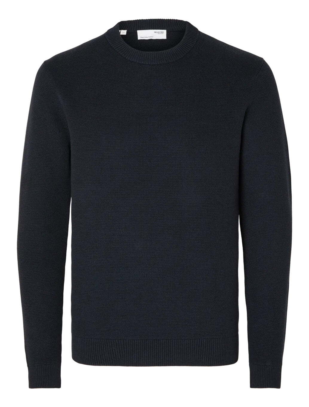 Selected Dane Crew Neck Pullover in Sky Captain