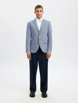 Selected Homme - Alvin Single Breasted Slim-Fit Blazer - Light Blue