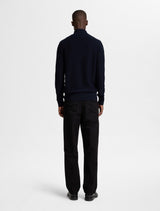 Selected Homme - Axel Half Zip Knit - Navy