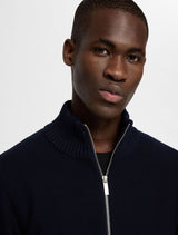 Selected Homme - Axel Half Zip Knit - Navy