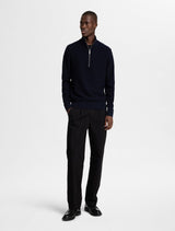 Selected Homme - Axel Half Zip Knit - Navy