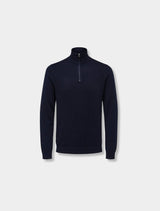 Selected Homme - Berg Zip Knit - Navy