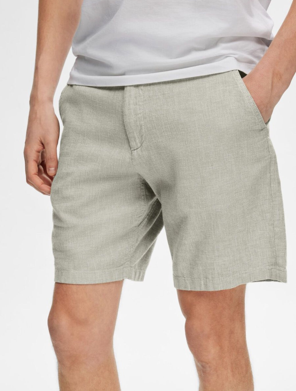 Selected Homme - Brody Comfort Fit Shorts - Light Green