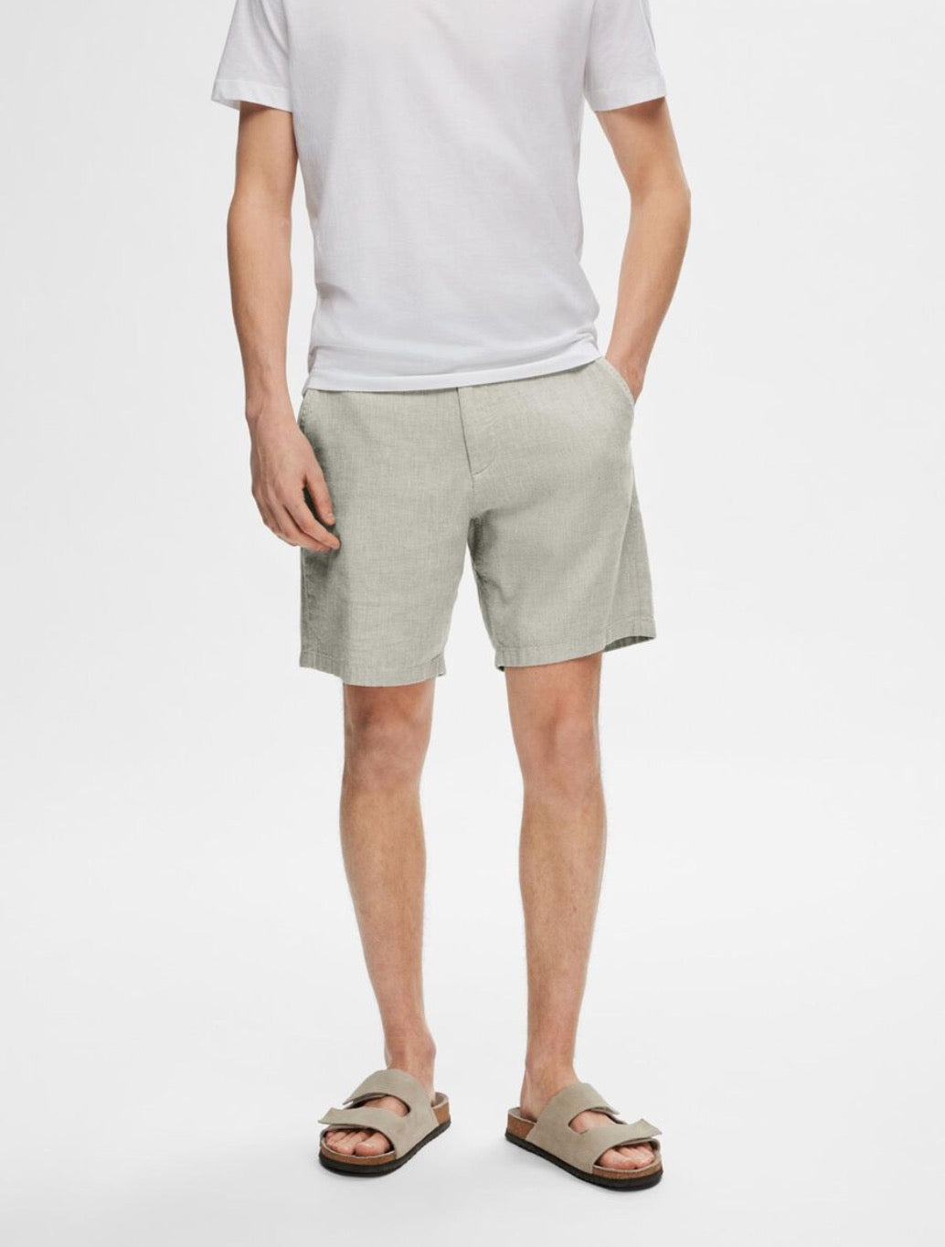 Selected Homme - Brody Comfort Fit Shorts - Light Green