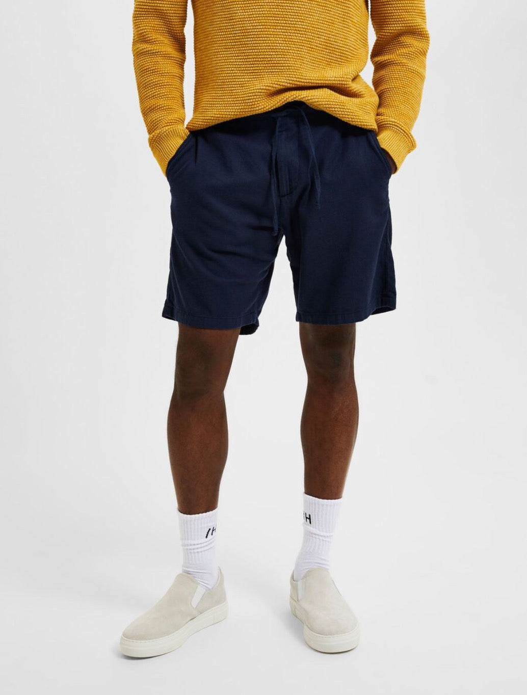 Selected Homme - Brody Comfort Fit Shorts - Navy