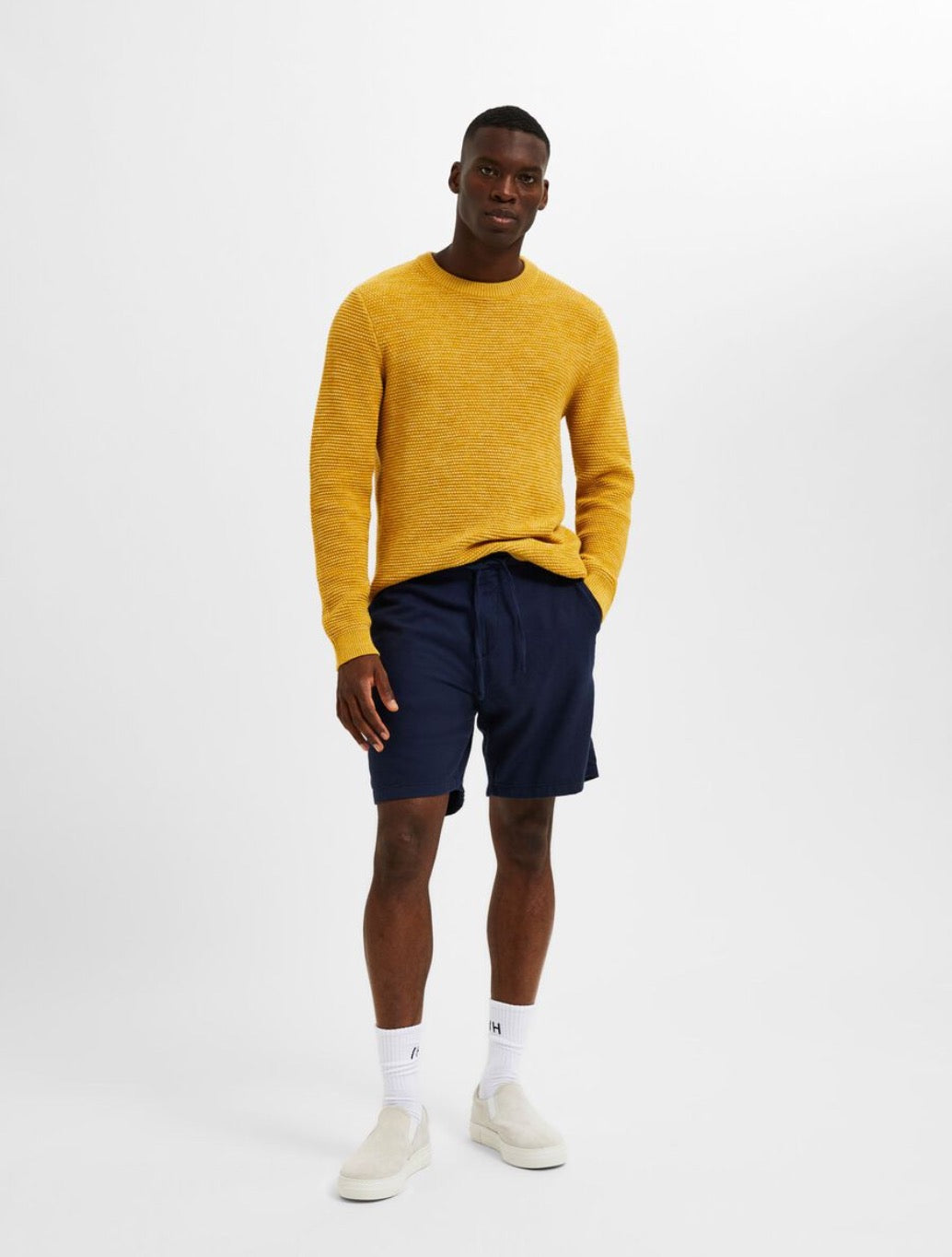 Selected Homme - Brody Comfort Fit Shorts - Navy