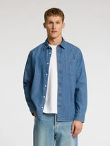 Selected Homme - Carlo Regular Fit Denim Shirt - Denim Blue