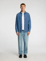 Selected Homme - Carlo Regular Fit Denim Shirt - Denim Blue