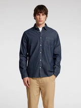 Selected Homme - Carlo Regular Fit Denim Shirt - Denim Dark Blue