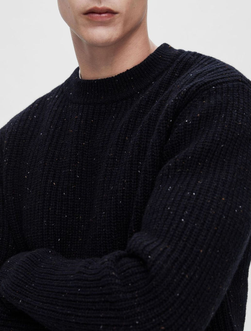 Selected Homme - Land Wool Jumper - Navy