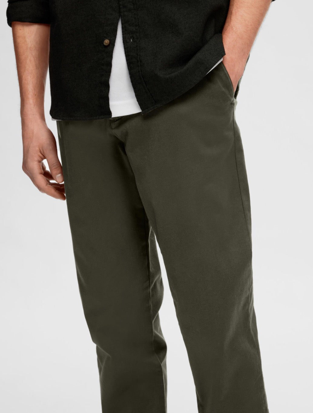 Selected - Miles Slim Fit Chino - Dark Green