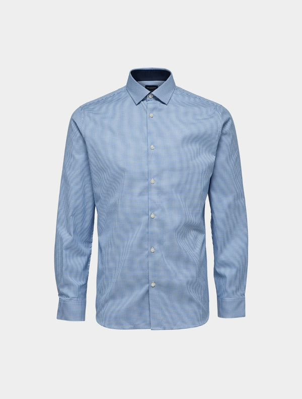 Selected Homme - New Mark Shirt - Light Blue Check