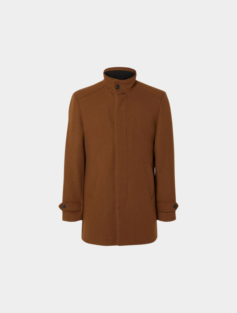 Selected Homme - Reuben Wool Coat - Camel