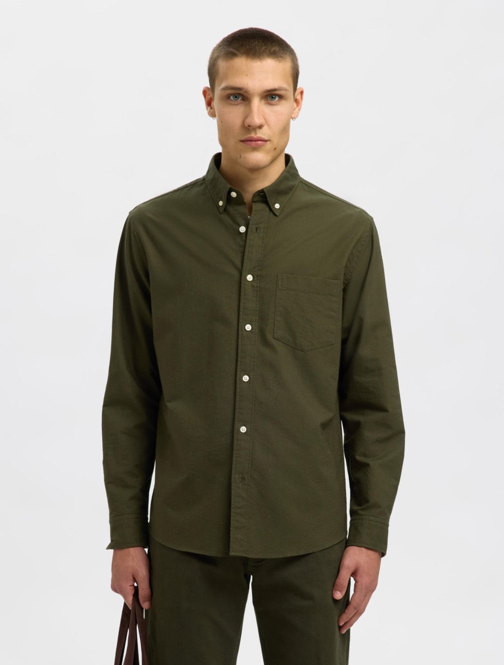 Selected Homme - Rick Oxford Shirt - Dark Green