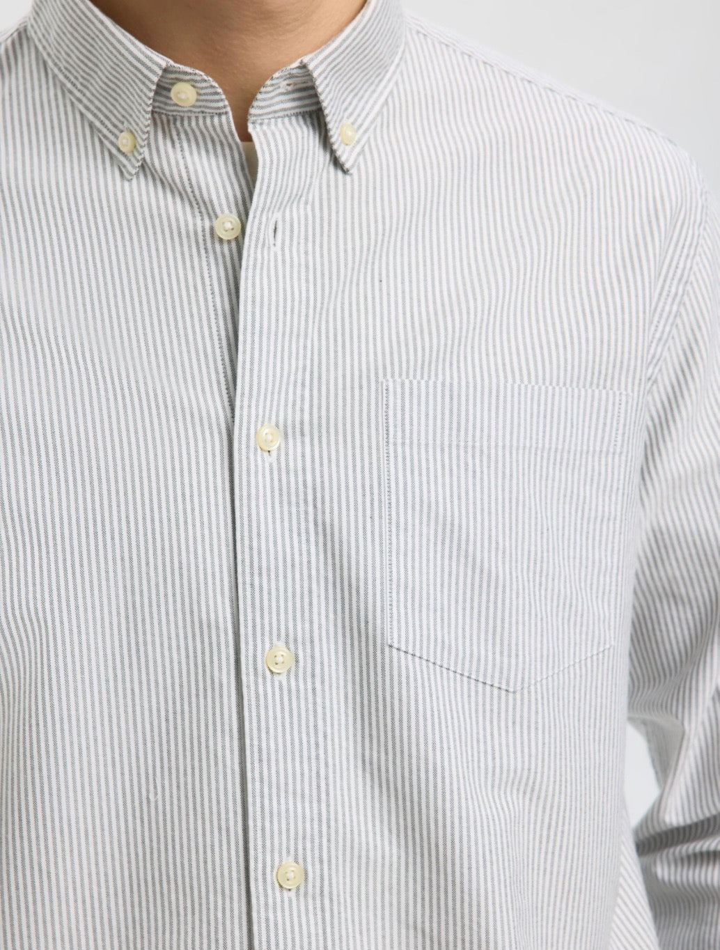 Selected Homme - Rick Oxford Shirt - Khaki Striped