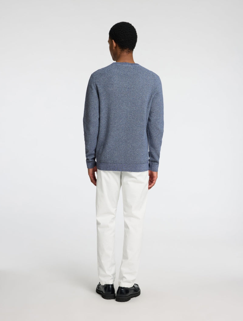 Selected Homme - Ross Crew Knit Jumper - Light Blue