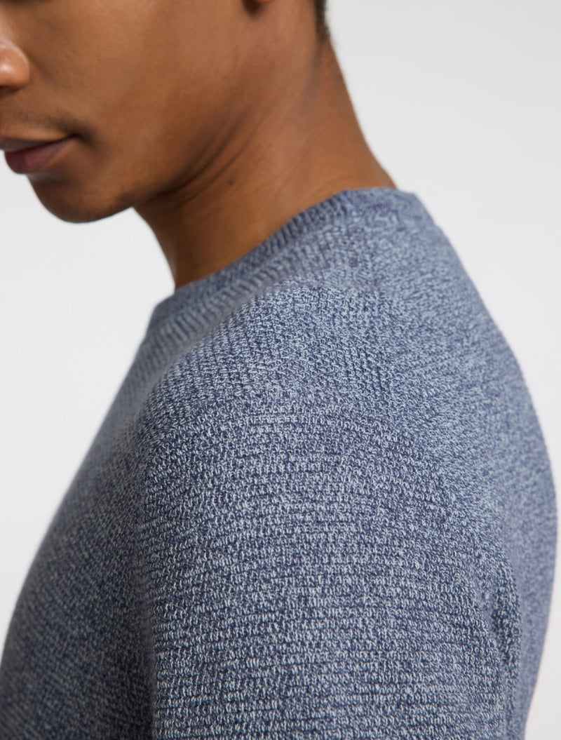 Selected Homme - Ross Crew Knit Jumper - Light Blue