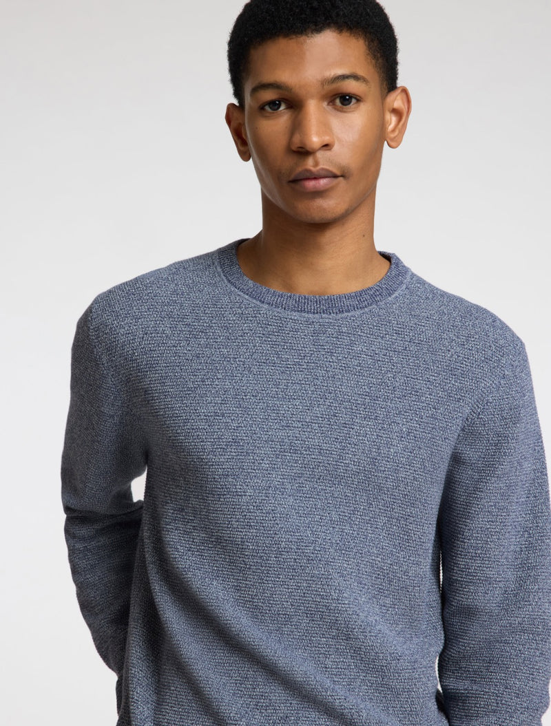 Selected Homme - Ross Crew Knit Jumper - Light Blue